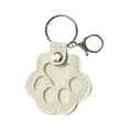 thumbnail image 2 of Leather Keychain, Creative Pet Hair Memorial Holder Paw Print Key Ring with Clip, Cute Leather Pendant Accessory for Keys Bags Backpacks, Pet Keepsake Souvenir Gift for Owners, 2 of 5