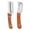 C Wooden handle+Multi-functional, variant on 2Pcs Stainless Steel Bread Peeling Knife, Sharp Durable Multifunctional Kitchen Cutting Tool, Dual-Purpose Slicing Peeling Utility Knife for Bread Potato Vegetable Daily Food Prep