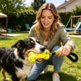 thumbnail image 4 of Bone Dog Chew Toy Pulling Rope Knot,Interactive Tug of War Toy for Active Pups,Chewing Teether, 4 of 8