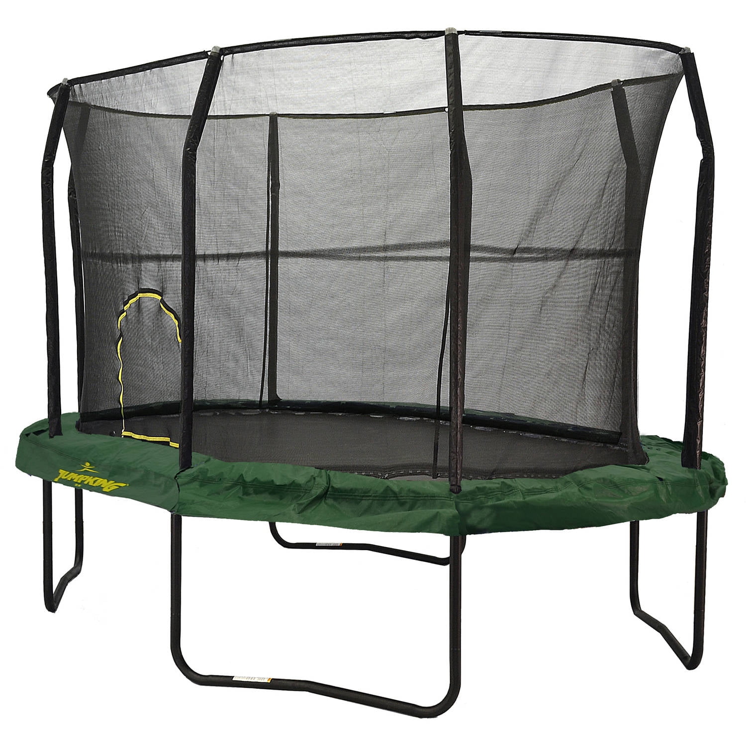 JumpKing Oval 8' x 12' Trampoline, with Enclosure, Green