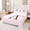 Pink A, variant on Erosebridal Girly Pink Ribbon Twin Sheet Sets, Fashion Cheetah Print M Letter Bedding for Girls Kids, 3 Pieces