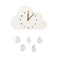 thumbnail image 1 of FANTADOOL Nordic Style Cartoon Cloud Elephant Clock For Children Room Cute Wall Clock Home Decoration, 1 of 5