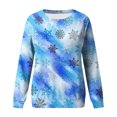 thumbnail image 3 of Gibobby Sudaderas navideñas Sudadera de Navidad para mujer, divertido árbol de Navidad, cuello redondo, casual, ajuste holgado(Blanco,M), 3 of 4