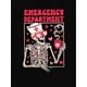 thumbnail image 2 of Women's Fun & Creative Doctor Skull Graphic Tee - Casual Crew Neck Short Sleeve, Stretchy Polyester Blend, Machine Washable - Perfect for Summer, 2 of 6