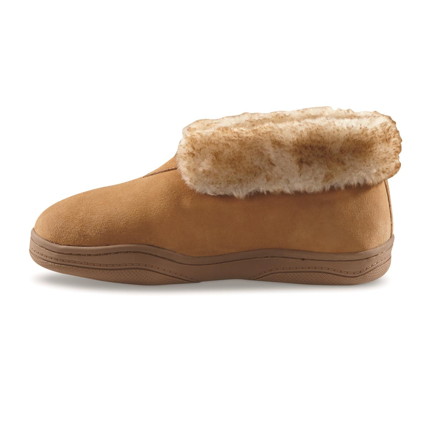 Guide Gear Men's Roll Bootie Slippers Chestnut 11D     (Medium)