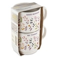 thumbnail image 2 of Thyme & Table 2 Pack Stacking Good Morning & No Thanks with Flowers Cream Mugs 14.2 fl oz, Stoneware, 2 of 5