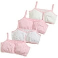 thumbnail image 3 of WOLLED Kids Girls Cotton Underwear Teenagers Soft Halter Bras for 7-12 Y Toddler Summer Sports Underwear, 3 of 9