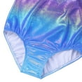 thumbnail image 4 of BAOHULU Sparkle Diamond Gymnastics Leotards for Girls Gradient Blue Clothes Dancewear, 4 of 6