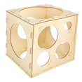 thumbnail image 2 of Caja Medidora de Globos, Cubo, Decoración para Fiestas, Arco Resistente Y Versátil, Adorno de Madera, 2 of 9