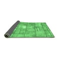 thumbnail image 2 of Ahgly Company Indoor Square Abstract Emerald Green Modern Area Rugs, 6' Square, 2 of 4