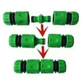 thumbnail image 6 of AYYUFE 1/2 Inch Plastic Quick Connector Coupling Adapter Set for Garden Watering Hose, 6 of 7
