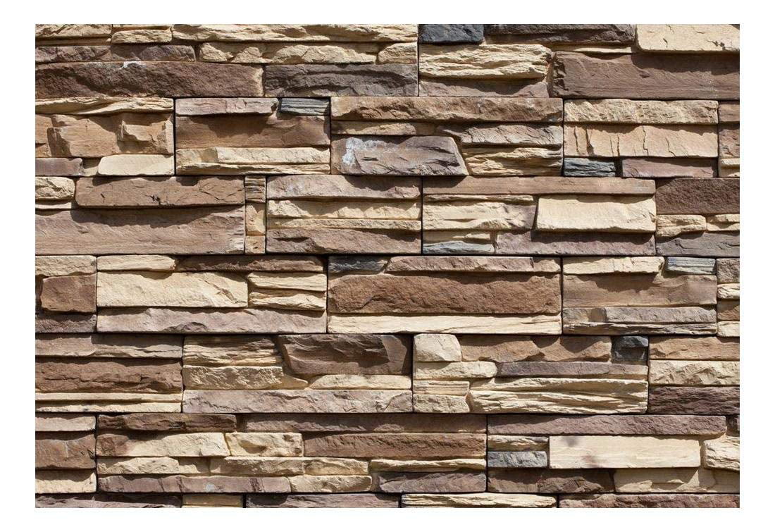 Wall26 Modern Neutral Colored Brick Pattern Wall Wall Mural 66x96 inches 