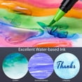thumbnail image 4 of Rotuladores de acuarela Ohuhu, 24 colores, con bolígrafo Blending Aqua, 4 of 9