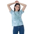thumbnail image 2 of Star Wars Women's The Child Wherever I Go He Goes Tie Dye Skimmer Raw Edge Crop Top T-Shirt, 2 of 7