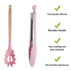 thumbnail image 3 of Juego de utensilios de cocina de 2 piezas, utensilios de cocina de madera fáciles de limpiar, utensilios de cocina para utensilios de cocina antiadherentes, color rosa, 3 of 5