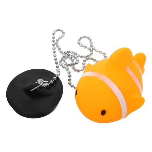 Rubber Tub Stopper Fish Tub Stopper Bathtub Drain Plug Bath Tub Stopper Bath Stopper with Chain