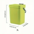 thumbnail image 5 of Space-Saving Quiet-Close Trash Can - 3/5L, Eco-Friendly Sealed Bin For Kitchen & Office, No Electricity Needed, 5 of 8