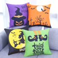 thumbnail image 2 of Housses de Coussin d'Automne 18x18 Pouces Ensemble de 4 Citrouilles de Récolte Feuilles Vacances d'Automne Lin Rustique Housse de Coussin Décorations de Ferme Action de Grâce Décoration d'Automne pour Canapé Intérieur Extérieur, 2 of 7