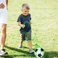 thumbnail image 3 of Football Kick Trainer, Solo Soccer Kick Trainer Adjustable Soccer Ball Kick Net Elastic Reinforced Durable Nylon Football Trainer Juggling Net for Kicking Practice, 3 of 7