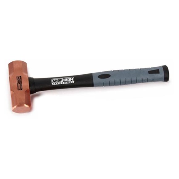 Shop Iron 3 lbs. Brass Non-Sparking Hammer