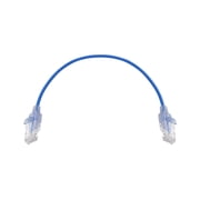 Monoprice Cat6A Ethernet Patch Cable - 1 Feet - Blue | Network Internet Cord - RJ45, 550Mhz, UTP, Pure Bare Copper Wire, 10G, 30AWG, 10-Pack - SlimRun Series