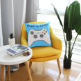 thumbnail image 2 of GZHJMY Video Game Controller Throw Pillow Covers Sofa Decor Pillowcase Back Cushion Cover 20" × 20", 2 of 6
