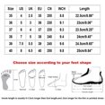 thumbnail image 4 of Fesfesfes Women Walking Shoes Round Toe Lightweight Shoes Flower Lace Breathable Bandage Comfy Flat Shoes Casual Shoes 35(4), 4 of 6