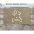 thumbnail image 2 of DweIke Indoor Door Mat Entryway Rug Chenille Doormat Machine Washable Doormat for Dog Paws,30"x48",Camel, 2 of 6