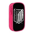 thumbnail image 2 of Attack On Titan Pencil Case Durable Pen Carrying Case Lightweight Pencil Bag Pouch Box Organizer Pencase Pink, 2 of 8