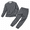 A. Gray Jacket & Pants-4X-Large, variant on Men Sauna Suit Suits Durable Gym Exercise Workout Jacket