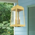 thumbnail image 2 of Livex Lighting  3-Light Outdoor Pendant Lantern, 20860 Satin Brass Brass Satin, 2 of 11