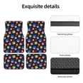 thumbnail image 5 of Sikiie Owls And Hearts Car Foot Mat Set of 4 Pieces Basics Universal Fit Rubber Carpet Floor Mats For Car SUV Van & Truck, 26.8"L x 17.3"W (Front), 13"L x 17.3"W(Rear), 5 of 6