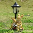 thumbnail image 4 of Garden Statues, Garden Sculptures & Statues Outdoor, Yard Decor Housewarming Gifts for Patio, Yard, Balcony Decorations (Rabbit), 4 of 6