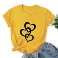 thumbnail image 4 of Busydd Womens Summer Tops Floral Plus Size Tops Short Sleeve Crewneck Shirts Soft Fashion Cute Blouses Loose Fit Basic Tees Casual Dressy Tops for Women, 4 of 7