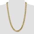 thumbnail image 2 of Primal Gold 14 Karat Yellow Gold 9.5mm Flat Beveled Curb Chain, 2 of 4