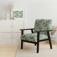 thumbnail image 2 of Designart "Zen Essence Of Tropical Bamboo I" Green Tropical Upholstered Accent Chair - Tropical Arm Chair For Living Room, 2 of 5