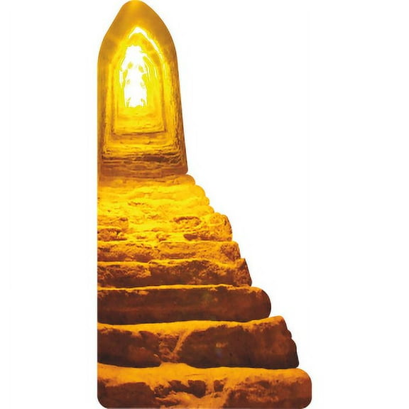 H13576 Ancient Stone Stairway Medieval Dungeon Castle Cardboard Cutout Standee Standup