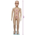 thumbnail image 3 of Vestido de cuerpo entero con forma de maniquí infantil VidaXL, 110 cm, color beige, 3 of 9