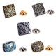 thumbnail image 1 of 01 Pcs new high quality enamel craft exquisite pattern crystal zircon Brooch men s Lapel Pin clothing backpack Badge, 1 of 5