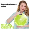 thumbnail image 3 of RKSTN Smart Electronic Scale Fruit Pattern Household Weight Scale Glass Panel Usb Charging With Temperature Measurement Function Green, 3 of 5