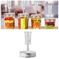 thumbnail image 2 of Conception de Rangement pour Lunch Gain de Place Organisation de Cuisine Kit de Fermentation Convient aux Pots de 4 Pcs un Ensemble de Marinades et de Choucroute Incluant une Échelle en Verre Couvercle en Acier Inoxydable Verrou et Joint en Silicone, 2 of 7
