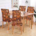 thumbnail image 2 of Yayeee 2 Pack Dining Chair Covers Stretch Parson Chairs Slipcovers Seat Protector, Fall Pattern, 2 of 6