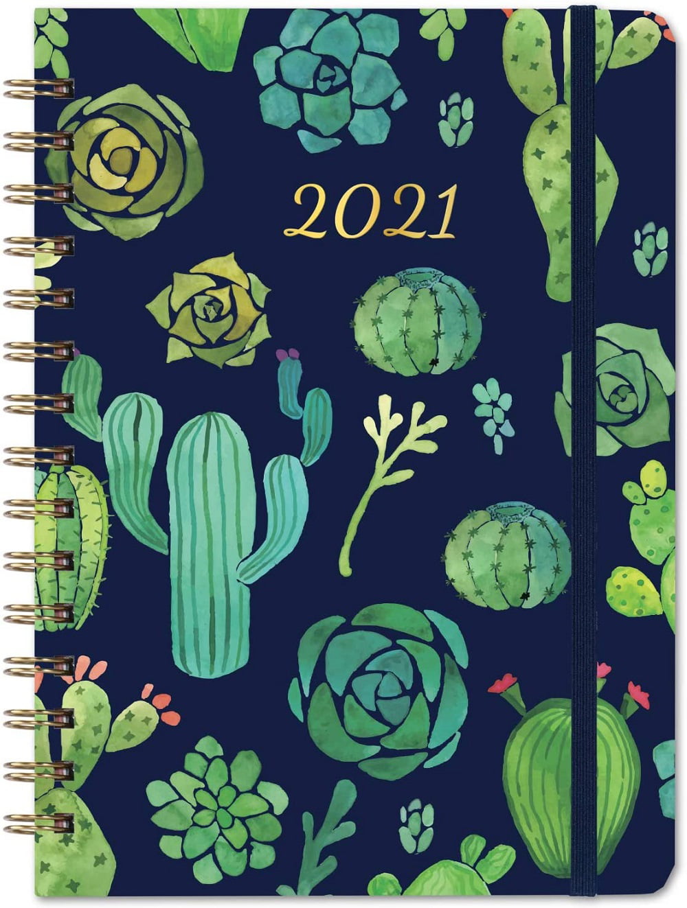 2021 Weekly & Monthly Planner with Hard Cover Jan 2021 Planner 6.4'' x 8.5'' 