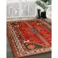 thumbnail image 3 of Ahgly Company Machine Washable Indoor Rectangle Traditional Gold Brown Area Rugs, 6' x 9', 3 of 7