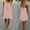 Pink, variant on Summer Dresses for Women 2024 Spaghetti Strap Back Howllow Out Chiffon Beach Short Dress