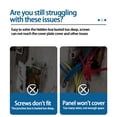 thumbnail image 2 of Justharion 2 Pcs Entretoise Double pour Installation Facile et Solution Gain de Place Entretoise Simple 1 30mm, 2 of 6