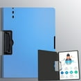 thumbnail image 1 of LPSSTORE A4 Foldable Clipboards Clip Boards Punchless with Spring Action Clamp Strong Clips File Folder Clipboards Bulk Commercial School Documents Folder Clip for Lett, 1 of 3