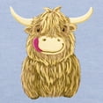 thumbnail image 3 of CafePress - Happy Highland Cow T Shirt - Cute Toddler T-Shirt, 100% Cotton, 3 of 4