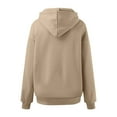 thumbnail image 4 of Krdevn Velvet Hoodie - Women's Oversized Winter Pullover, Plush Sweatshirt with Pockets for Cold Weather, Size for XL, 4 of 5