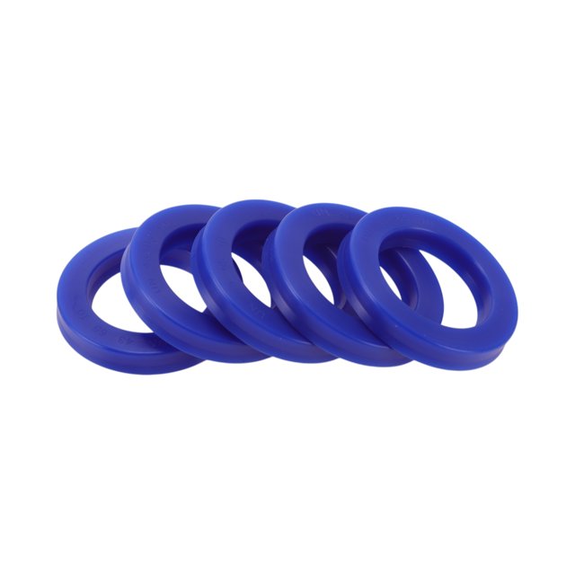 Sello de Aceite Universal UN Lip Sello Anillo Sello de Eje Rotativo 43x65x10mm Alta Presión TPU Azul 5 Pcs